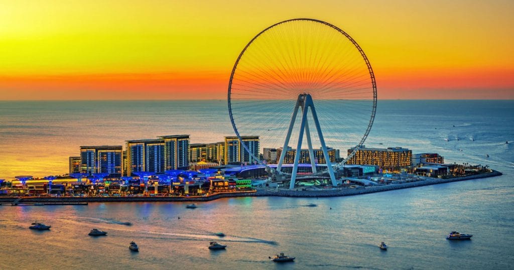 Ain Dubai Bluewater's Island Dubai UAE place Dubai