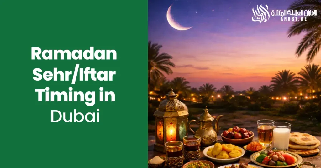 Ramadan Sehr Iftar (إفطار سحور) Timing In Abu Dhabi 2025 arab1