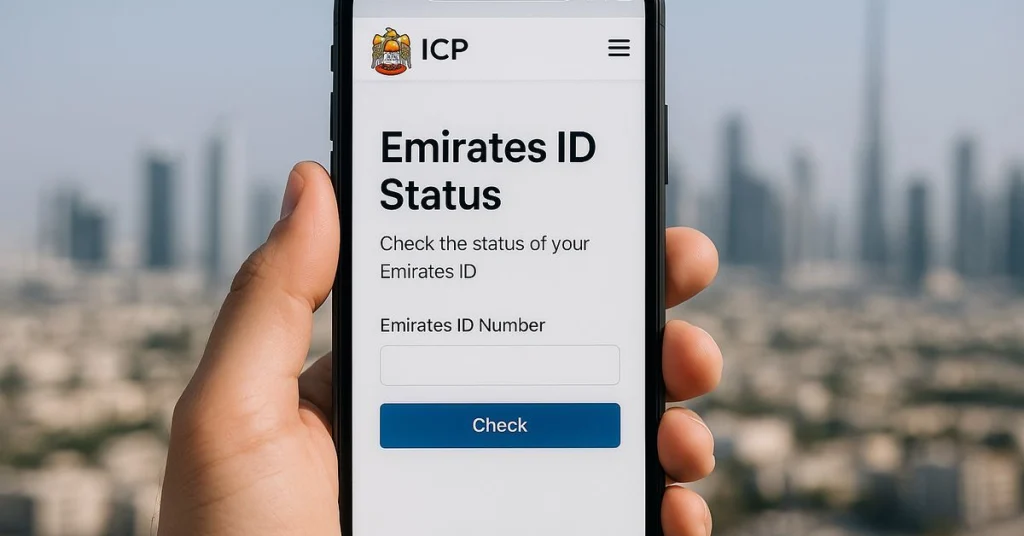 Track Emirates ID Through the ICP Mobile App visaboards