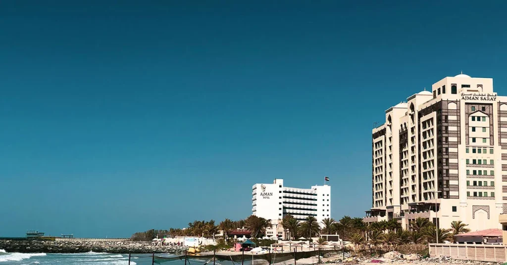 Ajman Marina waterfront promenade