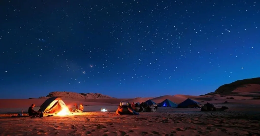 Desert Camping in Designated Areas Arab1ae