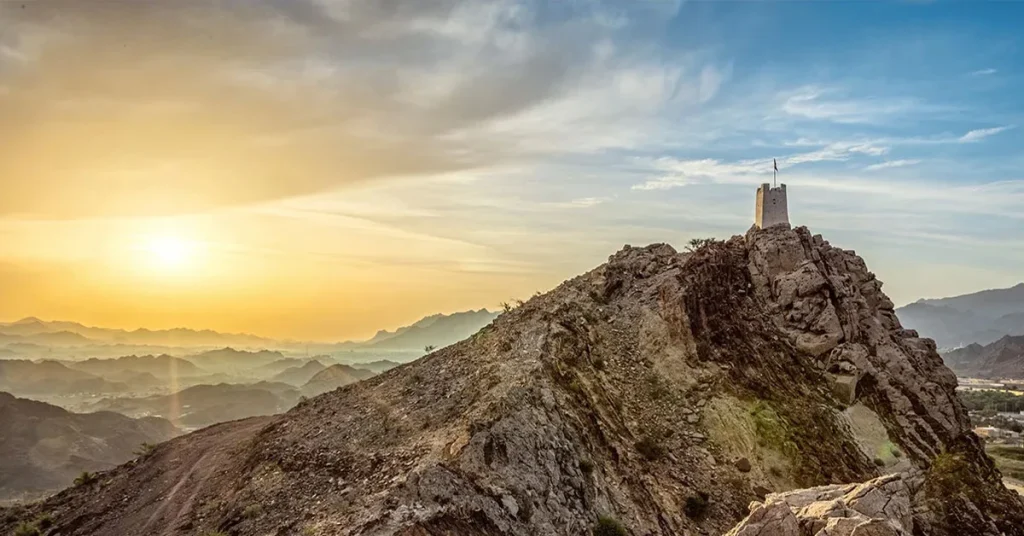 Masfout mountain area in Ajman