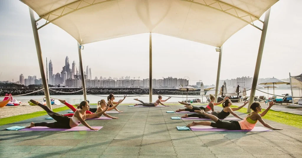 Outdoor Yoga and Fitness Classes in dubai Arab1ae