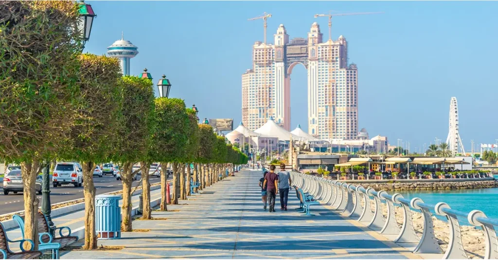 Walk Abu Dhabi Corniche and relax at Corniche Beach Arab1