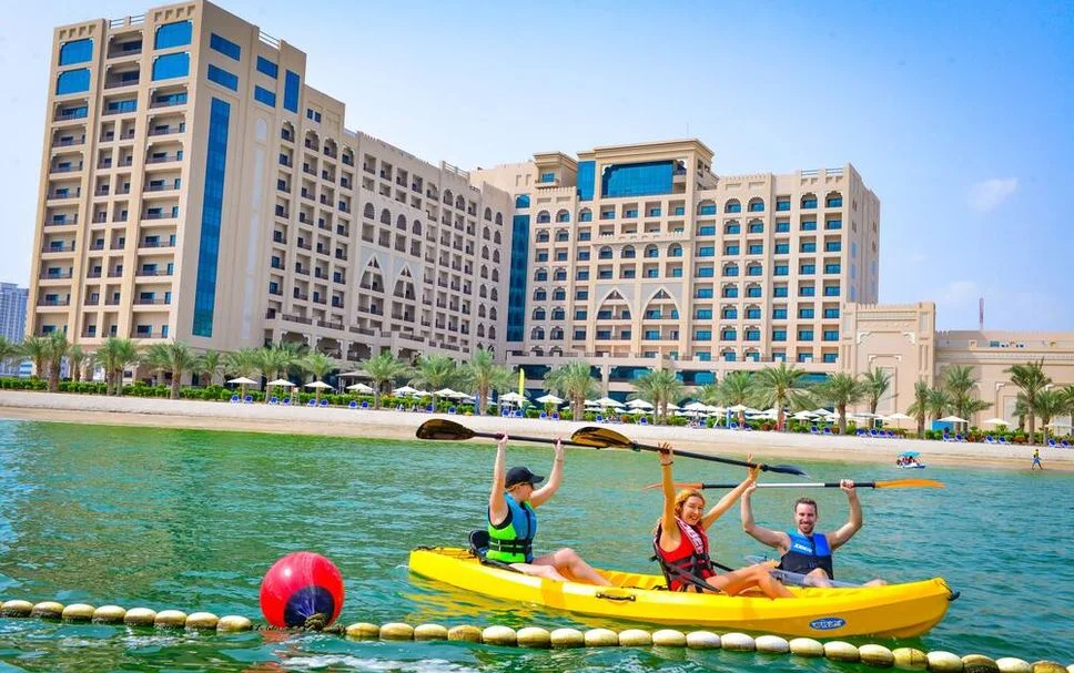 hotel with pool and family
