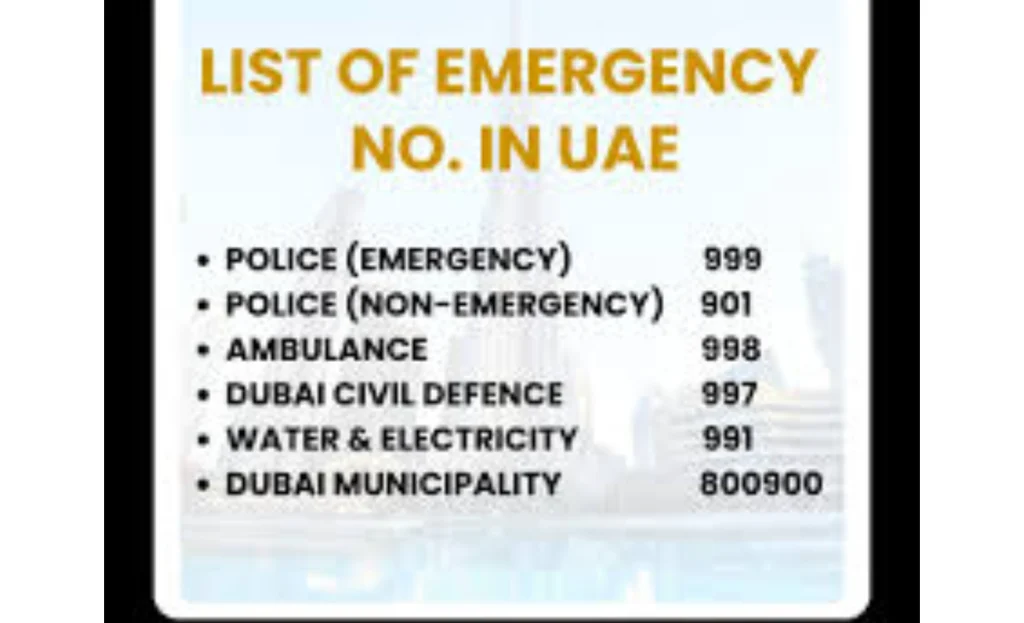 Ambulance Emergency Number in Sharjah visaboards