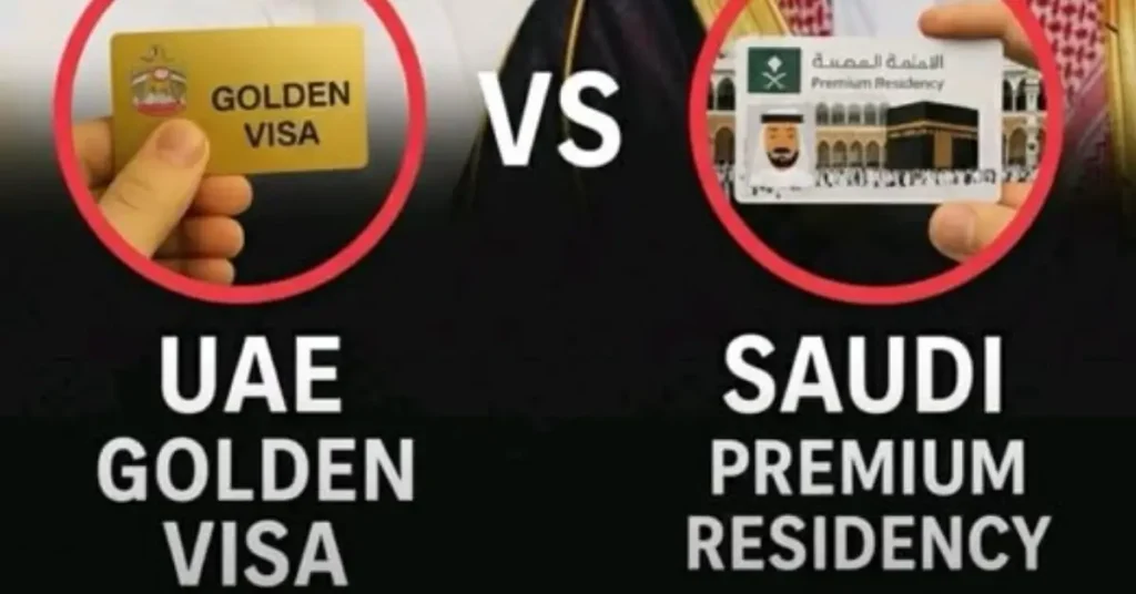 UAE Golden Visa vs Saudi Resident Visa Cost & Commitment Overview visaboards