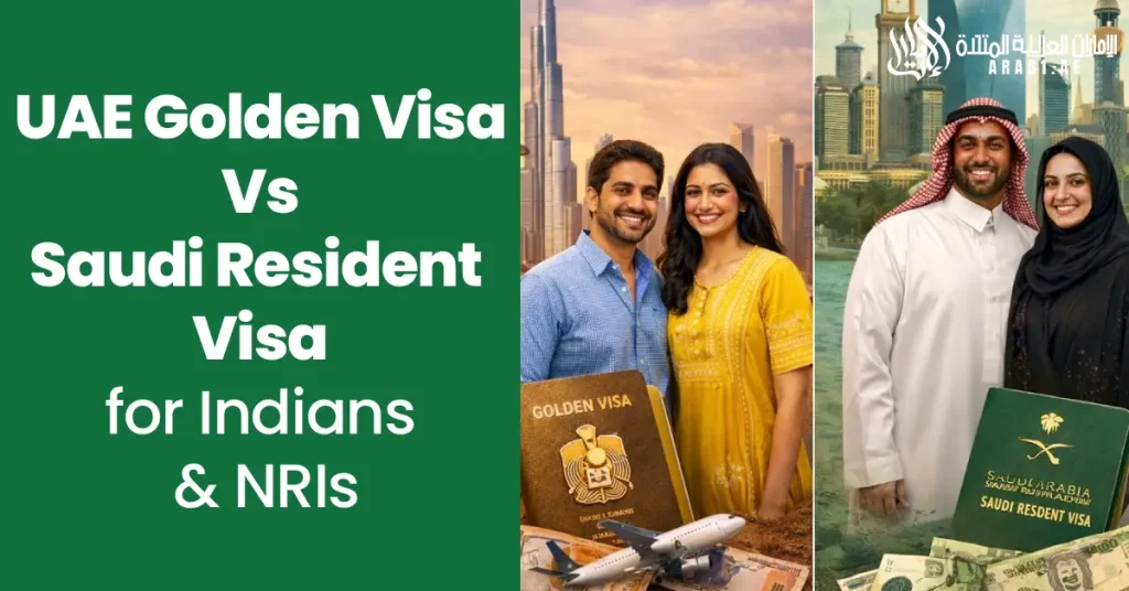 UAE Golden Visa vs Saudi Resident Visa for Indians and NRIs Which Fits Your Profile Arab1