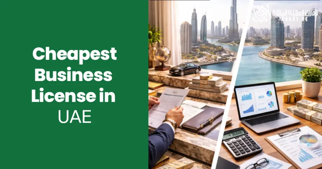 Cheapest Business License in UAE 2026 arab1