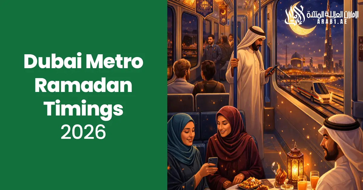 Dubai Metro Ramadan Timings 2026: RTA Metro, Bus & Tram Schedule UAE
